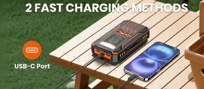 48000 4 Panel Solar Charger Power Bank, Wireless Portable Charger